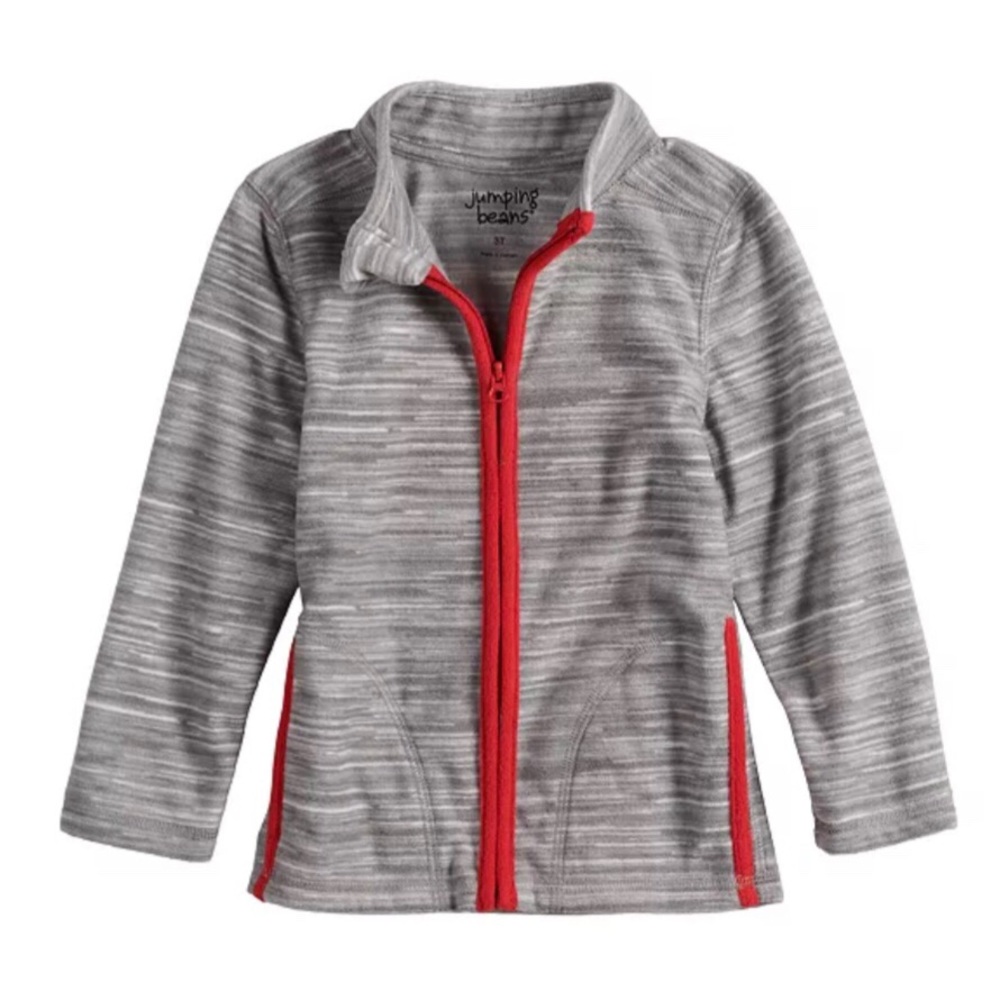 Space Dyed Microfleece Zip Lightweight Jacket